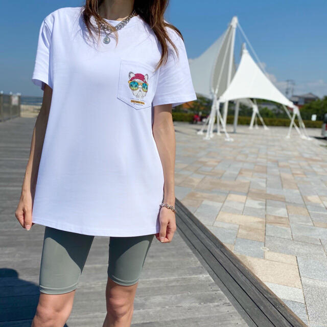 サーフィン女子☆LUSSO SURF カリフォルニア ポケットTシャツ　S 1