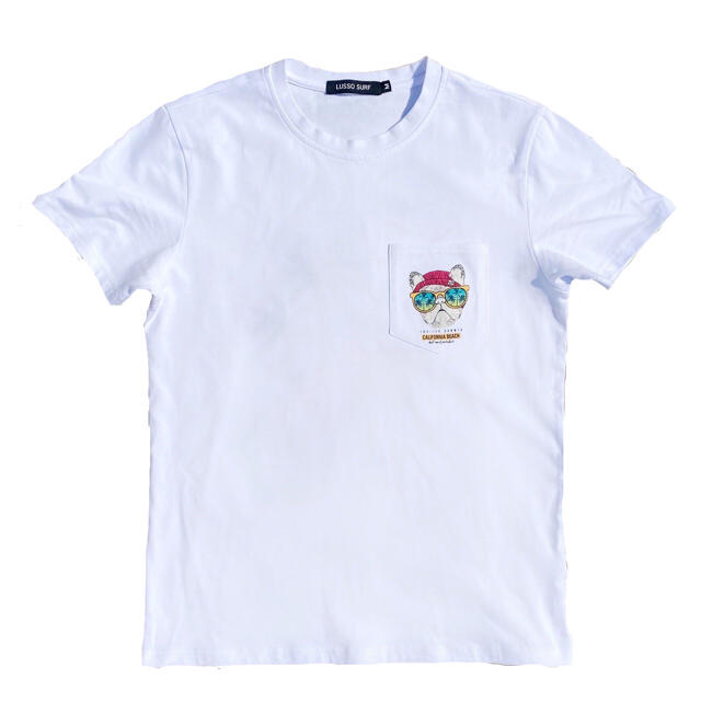 サーフィン女子☆LUSSO SURF カリフォルニア ポケットTシャツ　S 2