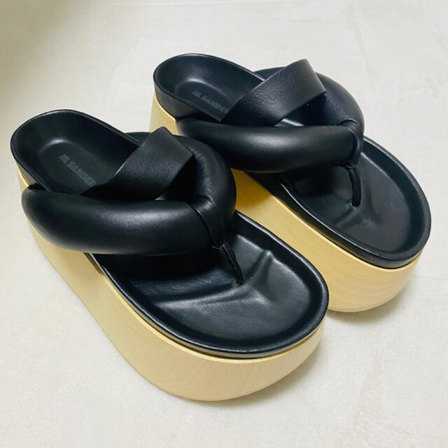 Jil Sander - + JIL SANDER platform sandals+サンダル38の通販 by