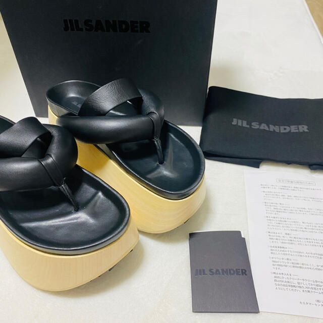 Jil Sander - + JIL SANDER platform sandals+サンダル38の通販 by