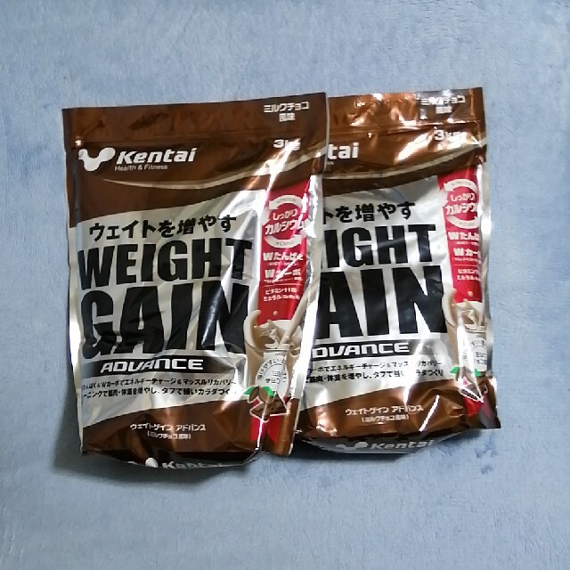 Kentaiウェイトゲインアドバンス ミルクチョコ風味3kg×2袋