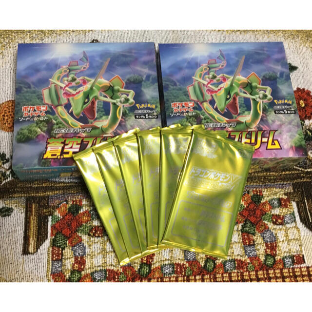 ポケモン カードゲーム 蒼空ストリーム 2ボックス プロモカード　シュリンク付 | フリマアプリ ラクマ
