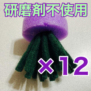 メダカ産卵床 卵トリーナ 12個セット(研磨剤無し)紫(アクアリウム)