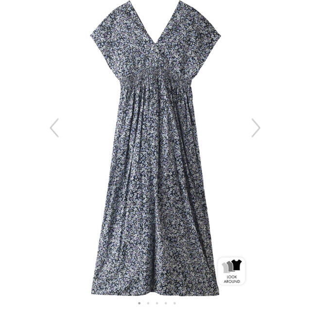 MARIHA 夏の光のドレス ネイビー