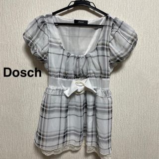 ドスチ(Dosch)のDosah チェック柄トップス(シャツ/ブラウス(半袖/袖なし))