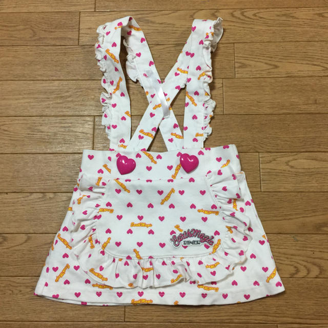 EARTHMAGIC(アースマジック)のアースマジック 100cm サロペット サロペ スカート キッズ/ベビー/マタニティのキッズ服女の子用(90cm~)(スカート)の商品写真