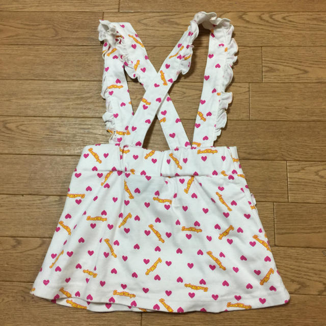 EARTHMAGIC(アースマジック)のアースマジック 100cm サロペット サロペ スカート キッズ/ベビー/マタニティのキッズ服女の子用(90cm~)(スカート)の商品写真