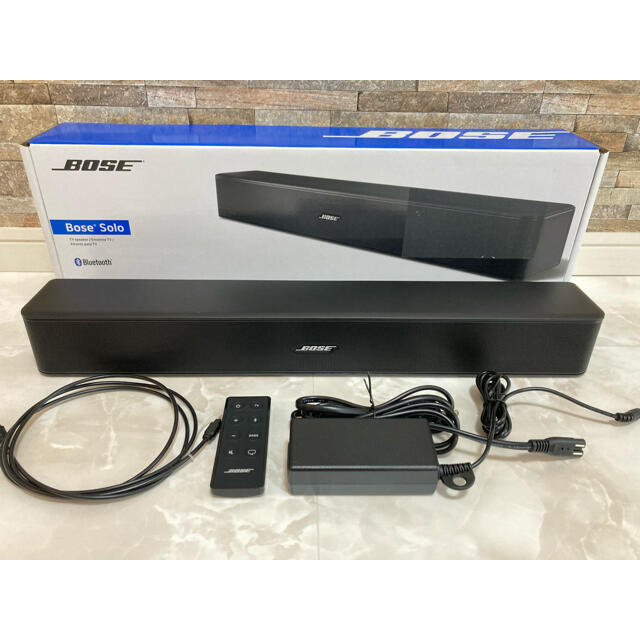 Bose Solo TV sound system 壁掛け金具(WB-120)付オーディオ機器