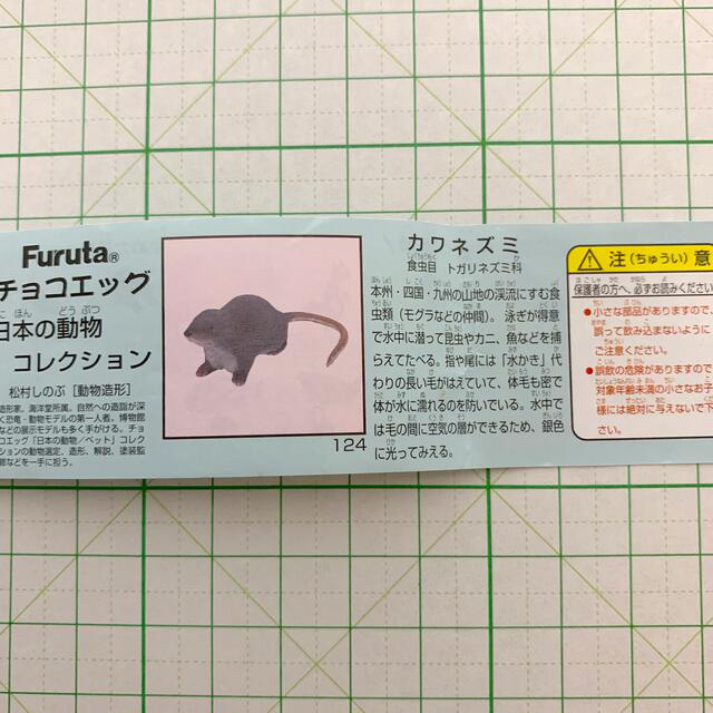 フルタ製菓(フルタセイカ)のチョコエッグ　　アカネズミ　カワネズミ　フィギュア エンタメ/ホビーのフィギュア(その他)の商品写真