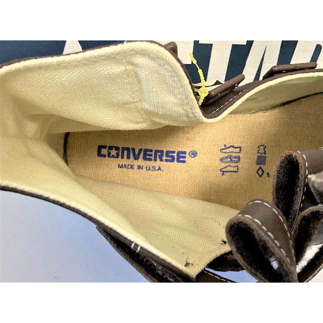 CONVERSE(コンバース)の★90s!USA!レア!コンバース オールスター レザー 茶色 2011★ レディースの靴/シューズ(スニーカー)の商品写真