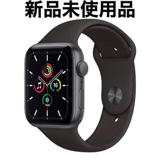 アップルウォッチ(Apple Watch)のApple Watch SE(GPSモデル) 40mmスペースグレイ　新品未開封(腕時計(デジタル))