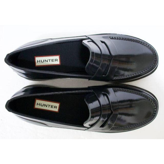 HUNTER(ハンター)の定価16500 新品 本物 HUNTER メンズ ローファー JP25 2038 メンズの靴/シューズ(長靴/レインシューズ)の商品写真