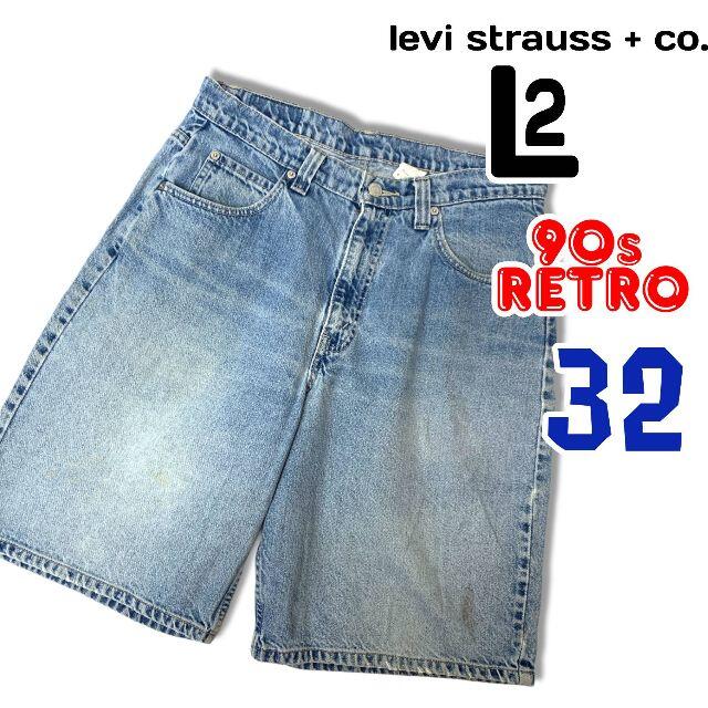 リーバイス Levi's L2 デニム ハーフパンツ レディースL(w30) /eaa328224