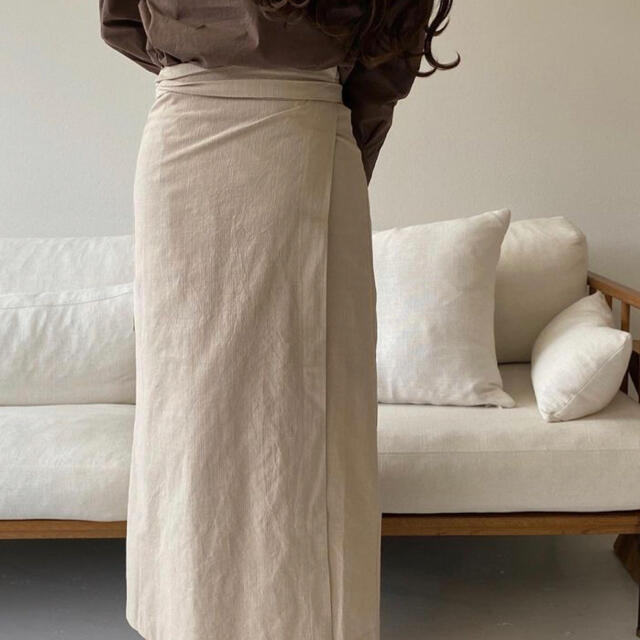 TODAYFUL(トゥデイフル)のlawgy wrap skirt レディースのスカート(ロングスカート)の商品写真