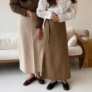 トゥデイフル(TODAYFUL)のlawgy wrap skirt(ロングスカート)