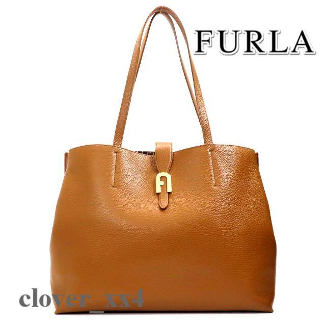 Furla(フルラ)の【2020年 美品】 フルラ トートバッグ ブラウン 鳥 新ロゴ A4 レディースのバッグ(トートバッグ)の商品写真