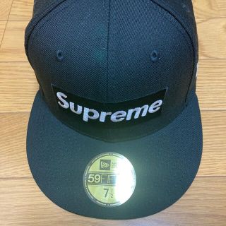 シュプリーム(Supreme)のsupreme ニューエラ　World famous ツバ裏グレー(キャップ)