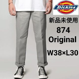 ディッキーズ(Dickies)の新品未使用 ディッキーズ ワークパンツ シルバーグレー 874 SV 38×30(ワークパンツ/カーゴパンツ)