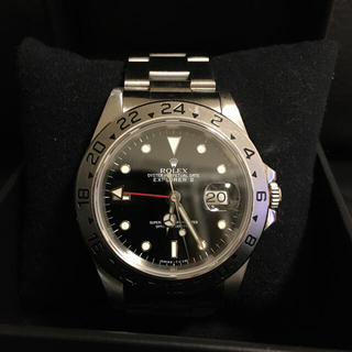 ロレックス(ROLEX)のロレックス　エクスプローラー2 S番　オールトリチウム　シングルバックル(腕時計(アナログ))