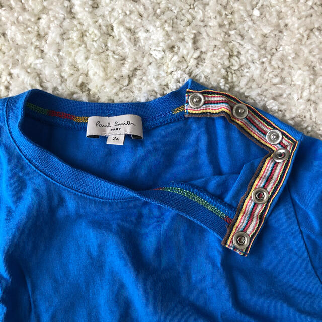 Paul Smith(ポールスミス)のしゅうまい様専用　ポールスミスベビー2歳2A 美品Tシャツ　青 キッズ/ベビー/マタニティのベビー服(~85cm)(Ｔシャツ)の商品写真