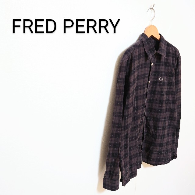 FRED PERRY(フレッドペリー)の◇FRED PERRYロゴ刺繍 チェックシャツ メンズのトップス(シャツ)の商品写真