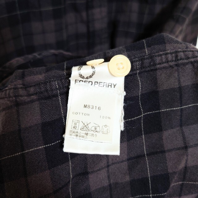FRED PERRY(フレッドペリー)の◇FRED PERRYロゴ刺繍 チェックシャツ メンズのトップス(シャツ)の商品写真