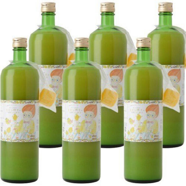 かたすみ（果＋実） 有機レモン果汁 100% ストレート 900ml×6本セット