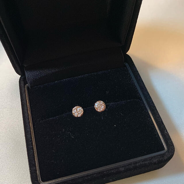 パヴェ ピアス  0.06ct