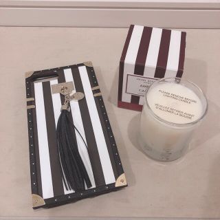 ヘンリベンデル(Henri Bendel)のヘンリペンデル　スマホとキャンドル　セット(iPhoneケース)