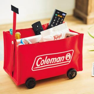 コールマン(Coleman)のモノマックス　8月号　Coleman ミニチュア収納ワゴン(小物入れ)