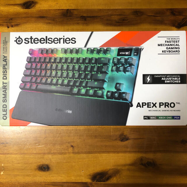 steelseries apexpro 日本語 SteelSeries ゲーミングキーボード 有線 日本語配列 磁気ホール効果センサー OmniPointスイッチ 有機ELディスプレイ搭載