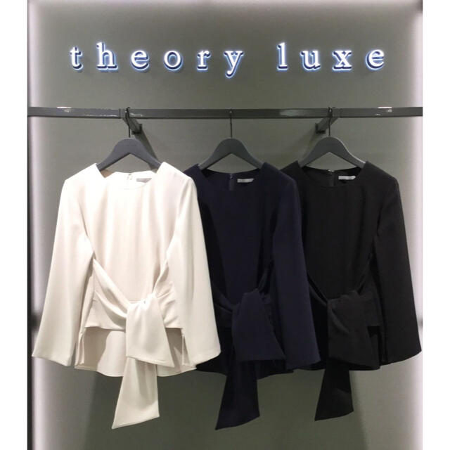 Theory luxe 19ss プルオーバーブラウス