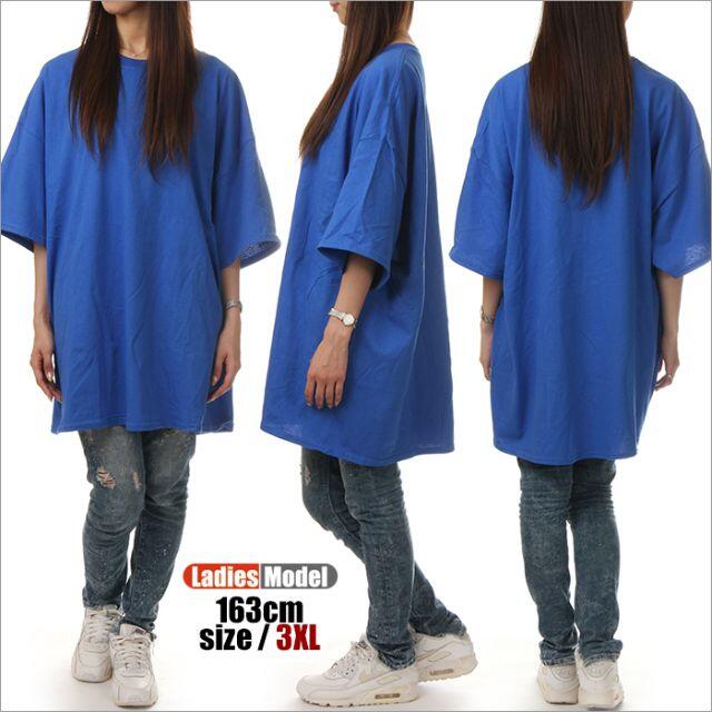 GILDAN(ギルタン)の【新品】ギルダン 半袖 Tシャツ 3XL 青 GILDAN 無地 レディース レディースのトップス(Tシャツ(半袖/袖なし))の商品写真