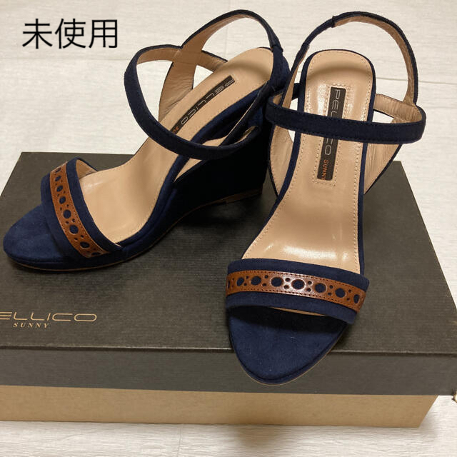 休日限定 PELLICO - ネイビー サンダル インポート SUNNY 未使用 販売新販売 36 ペリーコサニー サンダル SUNNY PELLICO サンダル