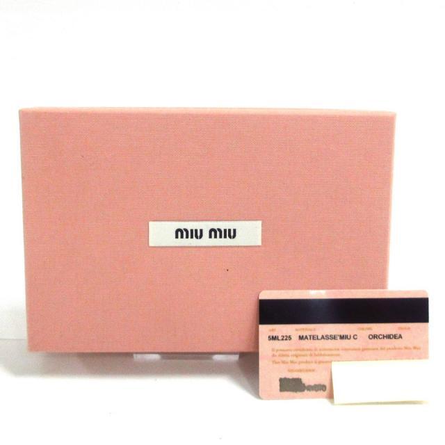 miumiu(ミュウミュウ) 3つ折り財布 5ML225