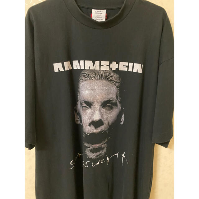 デムナ着用　vetements ラムシュタイン　パーカー　Mサイズ