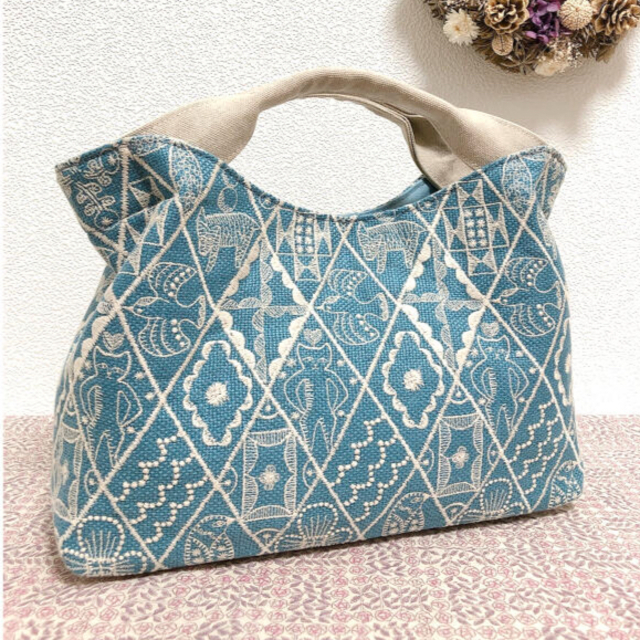 ハンドメイド ミナペルホネン くしゅっとトートバッグハンドメイド ハンドメイド ミナペルホネン くしゅっとトートバッグハンドメイド