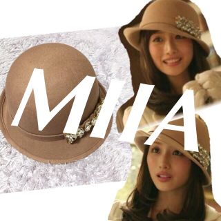 ミーア(MIIA)のMIIA☆ボーラーハット 新品(ハット)