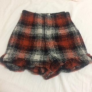 スナイデル(SNIDEL)のチェックフリルパンツ♡(ショートパンツ)