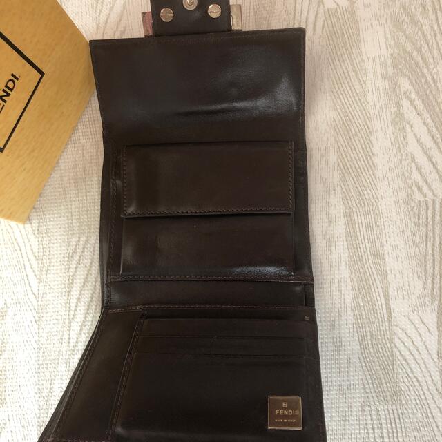 値下げ!!FENDI 財布 三つ折財布 ズッカ柄