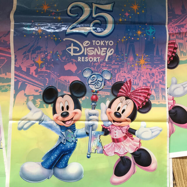 Disney(ディズニー)のディズニーランド25周年 ショップ袋 レディースのバッグ(ショップ袋)の商品写真