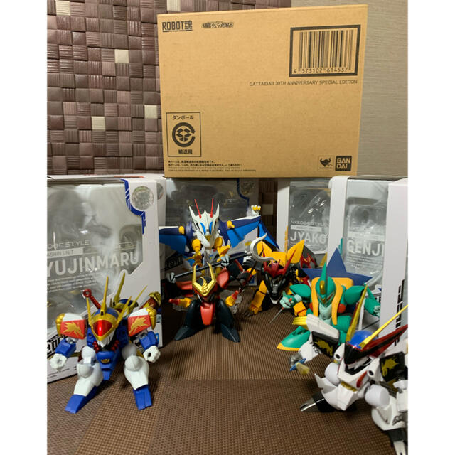 魔神英雄伝ワタル ネクスエッジ6体 ロボット魂 ガッタイダー