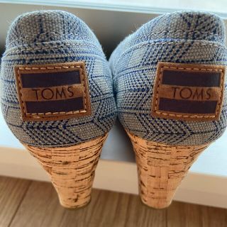 トムズ(TOMS)のtoms ウェッジソース　サンダル　オープントゥ(サンダル)