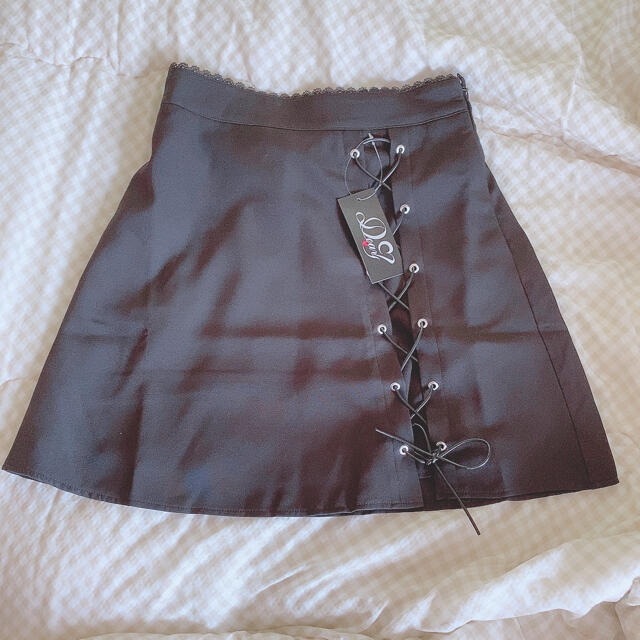 夢展望(ユメテンボウ)のDearMyLove 選べるスカート 台形 ブラック レディースのスカート(ミニスカート)の商品写真
