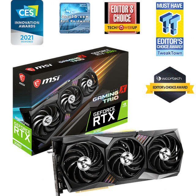 【新品・未開封】最終お値下げ RTX3080 GAMING X TRIO 10G