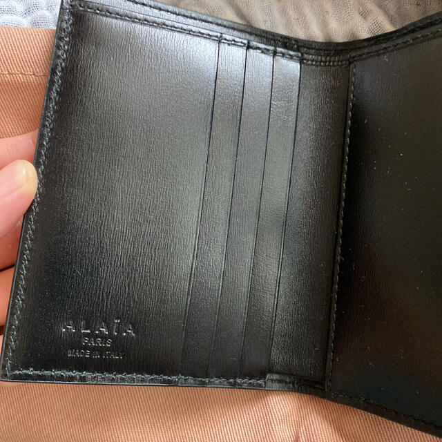 新品　未使用　美品　アライア　ALAIA コンパクト財布
