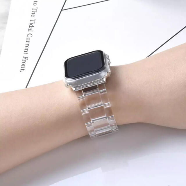 Apple Watch(アップルウォッチ)のApple Watch‎ クリアベルト アップルウォッチ バンド 38/40mm レディースのファッション小物(腕時計)の商品写真