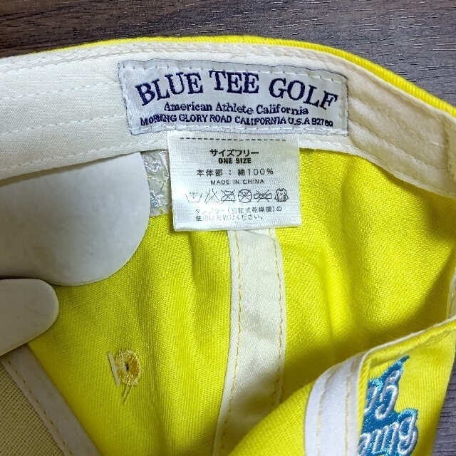 確認用！BLUE TEE GOLF★ゴルフキャップ 未使用・新品 人気 激カワ スポーツ/アウトドアのゴルフ(その他)の商品写真