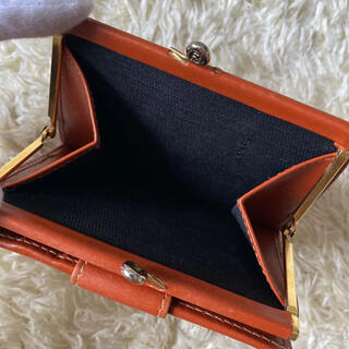 【箱付き】フェンディ ペカン柄 二つ折り財布 がま口 ダブルホック