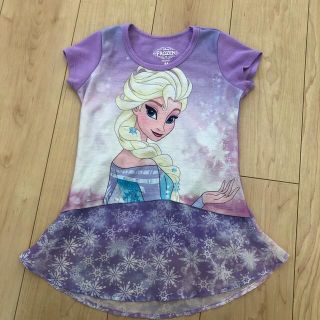 アナトユキノジョオウ(アナと雪の女王)の雪の女王　エルサ　半袖Tシャツ　120cm(Tシャツ/カットソー)